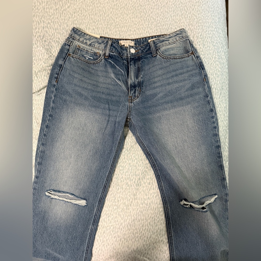 Womens Midrise Straight Jeans